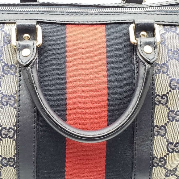 Authentic Gucci Canvas Vintage Medium CrossbodyBag - Picture 9 of 15